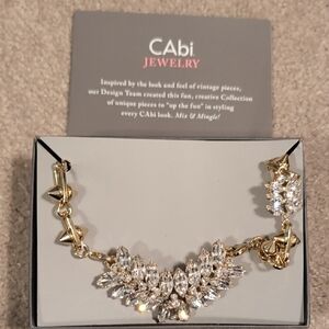 CAbi Gold Necklace with Silver Accents